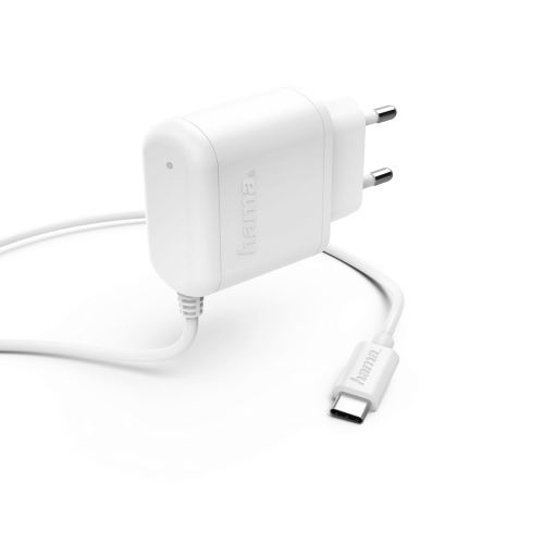 Chargeur, USB Type-C, 2,4 A, blanc
