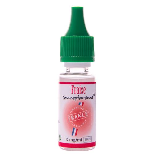 Conceptarôme - E-liquide Classique 80/20 – Fraise 0 mg.