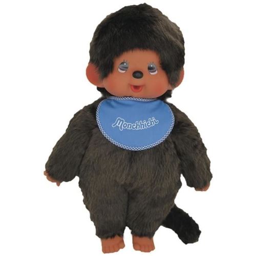 Peluche Monchhichi Garcon 45 cm Bleu Peluche Achat prix fnac