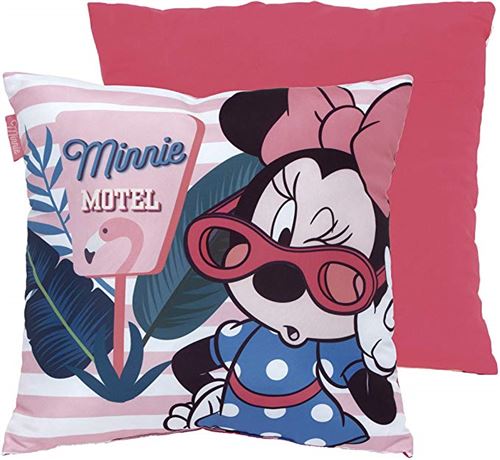 DISNEY Coussin Carré Confort Minnie Mouse - 40x40 cm