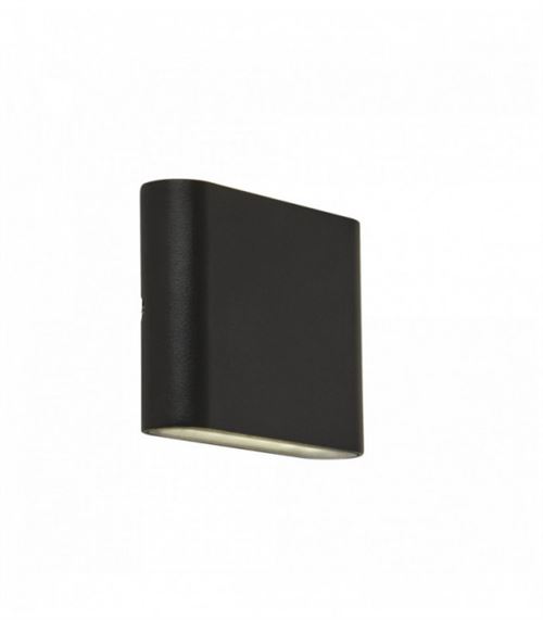 Applique d'extérieur à led haut / bas - noir - diffuseur transparent
