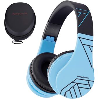 Casque audio PowerLocus Casque Bluetooth Sans Fil, Casque Audio Pour Enfants  - Violet/Teal