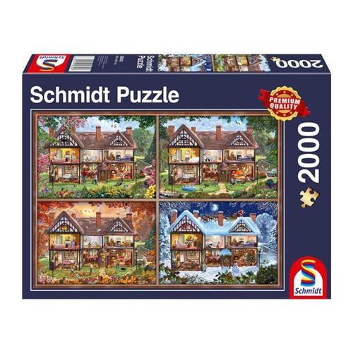 Puzzle 2000 pièces : Quatre saisons en un instant - Art Puzzle