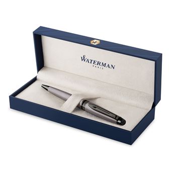 Stylo à bille Waterman Expert Métallique Argenté pointe moyenne