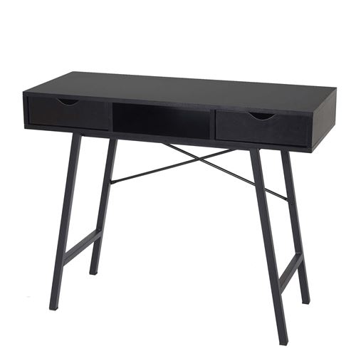 Table console MENDLER HWC-E92, 100x40cm noir