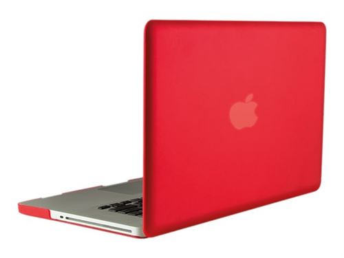 LogiLink - Sacoche pour ordinateur portable rigide - 15 - Rouge cerise - pour Apple MacBook Pro (15.4 )