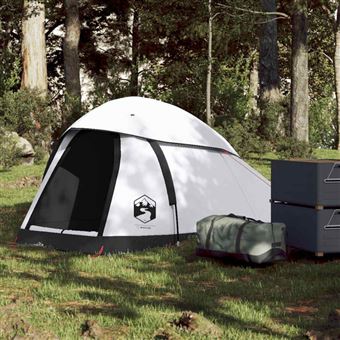 Tente De Camping 9 Personnes 3 Compartiments – Grande Tente Famille Imperméable Multicolore VidaXL