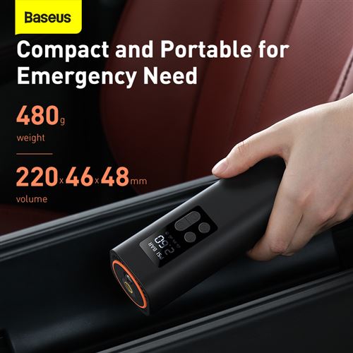 Baseus – compresseur d'air Portable 250W, double cylindre, pompe