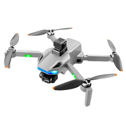 Drone Autonome Double Caméra 8K Anti-collision GPS Commande Gestuelle Gris YONIS