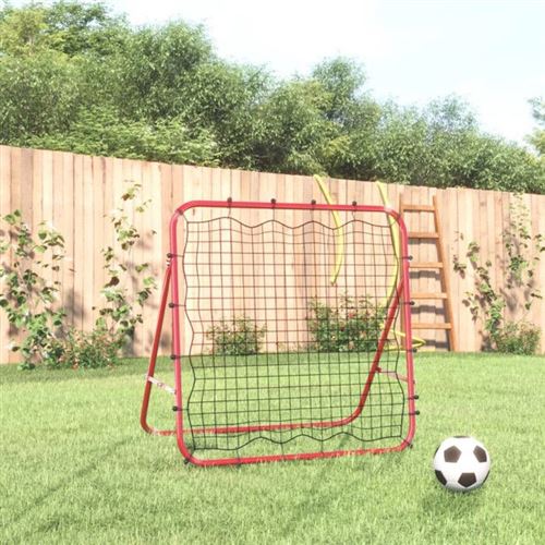 vidaXL Filet de rebond de football réglable 96x80x96 cm acier et PE