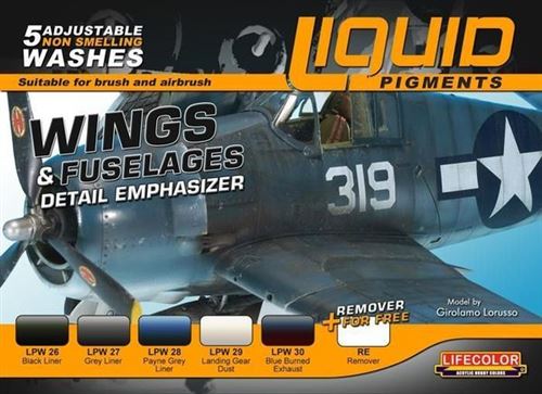 Liquid Pigments Wings & Fuselages Detail Emphasizer- Lifecolor