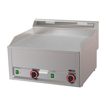 Plaque de cuisson 65x48 électrique chrome durable lisse sans soubassement 400 V FTHC 60 EL   Redfox - 1