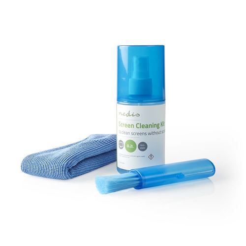 Nedis Kit de nettoyage d'&eacute;cran, TV, Smartphone, Tablette - 200 ml