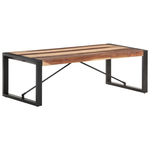 Vidaxl table basse 120x60x40 cm bois massif 321537