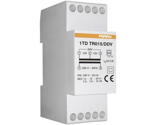 Wallair 1TDTR015/DDV15VA Bell Transformer 12V/24V 1 piece