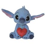 Peluche - Lilo Et Stitch - Stitch Coeur - 25 Cm