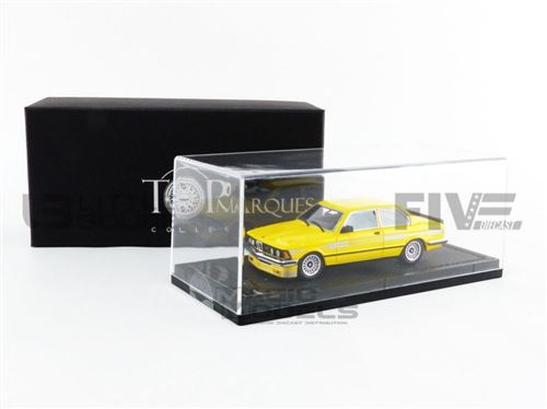 Voiture Miniature de Collection TOP MARQUES COLLECTIBLES 1-43 - BMW 323 Alpina - 1983 - Yellow - TM43-05C
