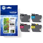 Brother LC422XL - Pack de 4 - noir, jaune, cyan, magenta - original - cartouche d'encre - pour Brother MFC-J5340DW, MFC-J5345DW, MFC-J5740DW, MFC-J6540DW, MFC-J6940DW