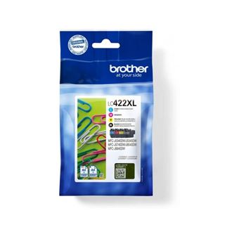 Brother LC422XL - Pack de 4 - noir, jaune, cyan, magenta - original - cartouche d'encre - pour Brother MFC-J5340DW, MFC-J5345DW, MFC-J5740DW, MFC-J6540DW, MFC-J6940DW