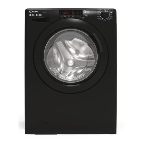 Candy CS 148TMBBE/1-47 - Machine à laver - largeur : 60 cm - profondeur : 53 cm - hauteur : 85 cm - chargement frontal - 58 litres - 8 kg - 1400 tours/min - noir