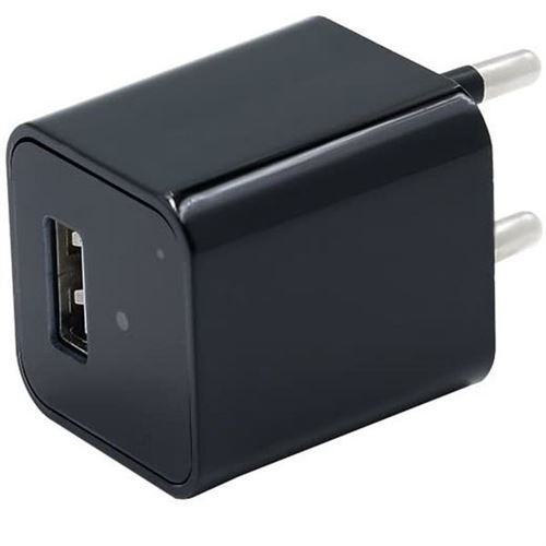 Non Communiqué Multi Chargeur Usb Secteur À Camera Espion Intégrée Hd 1080P