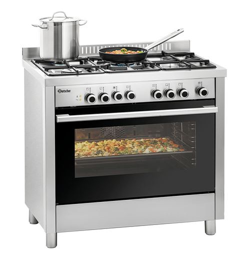 BARTSCHER Cuisini&egrave;re &agrave; gaz Four &eacute;lectrique multifonctions  