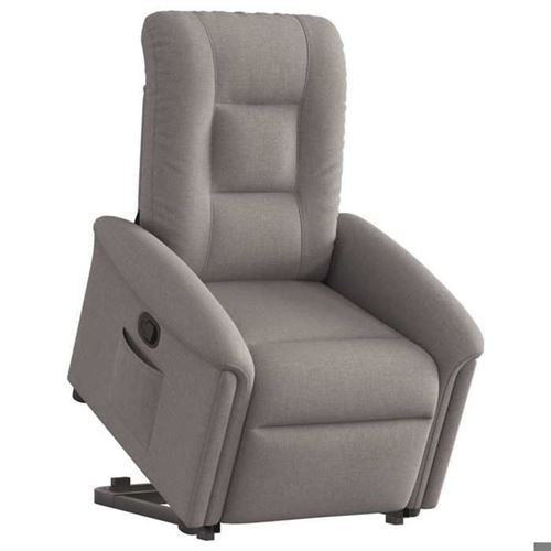 Non Communiqué Gris Vidaxl Fauteuil De Relaxation Inclinable Tissu Taupe