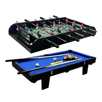 Table multi-jeux Cougar 4-en-1 mini vert/bleu - 1