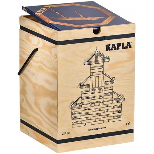 KAPLA MA2 - Coffret 280 planchettes Kapla et 1 livre d'art bleu