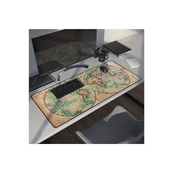 Tapis de souris CSL - tapis de souris gamer carte du monde antique
