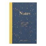 Carnet A6 Ligné - Bleu Nuit - Draeger Paris