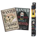 ABYstyle - ONE PIECE - Set 2 Chibi Posters - Wanted Brook & Chopper (52x35 cm)