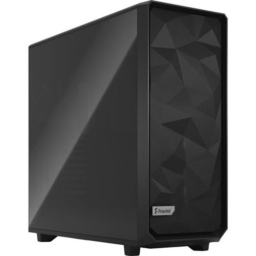 Fractal Design Meshify 2 XL - Towermodel - verbeterde uitgebreide ATX - zijpaneel met raam (gehard glas) - geen voeding (ATX) - zwart - USB/Audio