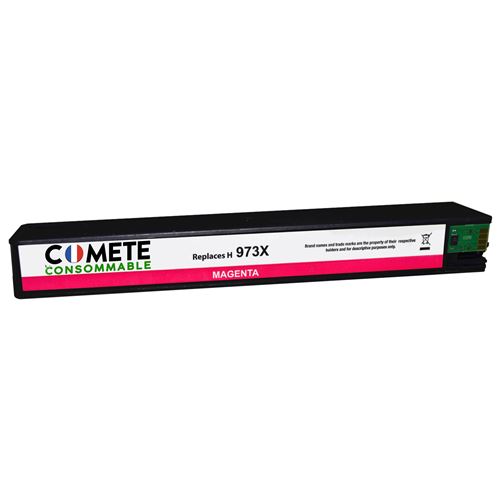 COMETE CONSOMMABLE  973x 1 cartouche d'encre compatible avec hp 973x magenta