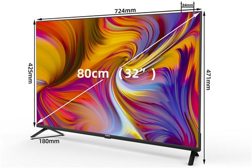 35€40 sur Smart TV CHiQ L32H7G 32 pouces HDR Google TV Télécommande à  commande vocale - TV LED/LCD - Achat & prix