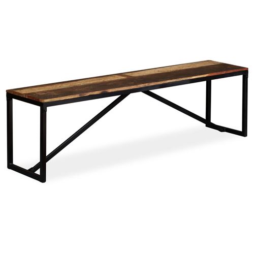 vidaXL Banc Bois de récupération massif 160 x 35 x 45 cm