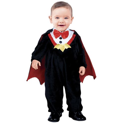déguisement vampire chauve-souris bébé - 18/24 mois - noir - guirca 76119