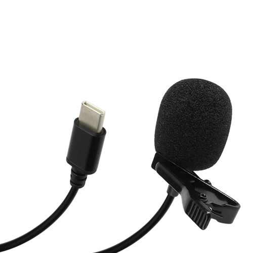 2€19 sur Micro Cravate Connecteur USB-C Omnidirectionnel avec Bonnette  Anti-vent 1.5m Puluz - Accessoire pour microphones - Achat & prix