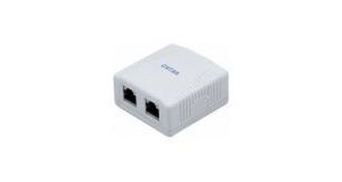 Dexlan Gris/Clair Boîtier Mural Rj45 Cat 6A - 2 Ports - Image 4