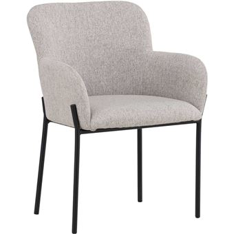 Fauteuil en métal et tissu Vätö - 1