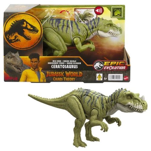 Jurassic World-Ceratosaurus rugissement féroce-figurine articulée HTK74