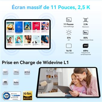 T30 Pro DOOGEE ( Gris ) 11 iPad 4G Tablettes Tactiles 8GB/256GB 8580mAh  batterie - Tablette tactile - Achat & prix