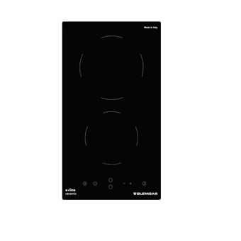 Table domino vitrocéramique 30cm 3000w noir Glem Gas GTH32T - 1