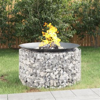 vidaXL Schanskorf vuurplaats Ã˜ 100 cm gegalvaniseerd ijzer153560 - 1