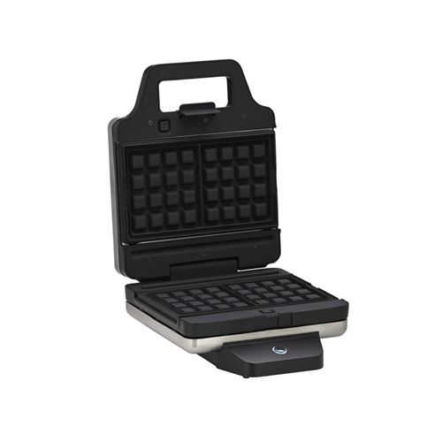 WMF LONO Snack Master Pro - Appareil à gaufres/paninis - 800 Watt - noir/inox