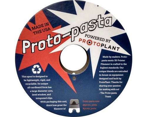 Proto-Pasta CFP11705 Original Carbon Fiber PLA Filament PLA 1.75 mm 500 g carbone
