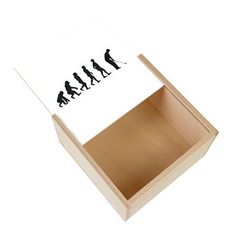 Boite Coffret en Bois - Fabulous - Evolution Golf (11 x 11 x 3,5 cm) - 1