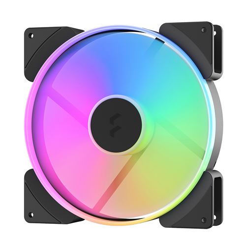Non Communiqué Noir/Blanches Fractal Design Prisma Al-18 - Ventilateur Châssis - 180 Mm - Cadre Lames
