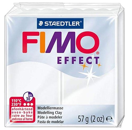 Staedtler Fimo pâte à modeler à effet 57 grammes transparent