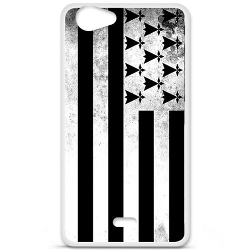 Coque en silicone Wiko Rainbow Jam - Drapeau Bretagne
